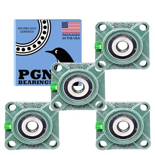 Image of PGN UCF202-10 (4 Pack) Square Flange Bearing 5 /8 inch Bore