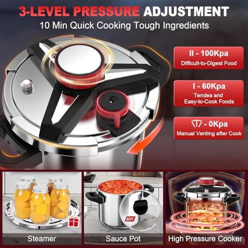 Multi-Cooker Pressure Cooker 8 Quart
