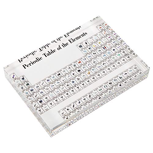 Cuadro periódico de elementos de tarjeta de dafiche de aprendizaje de química, artesanía de pizarra periódica GGHKDD para estudiantes de profesores químicos Cover