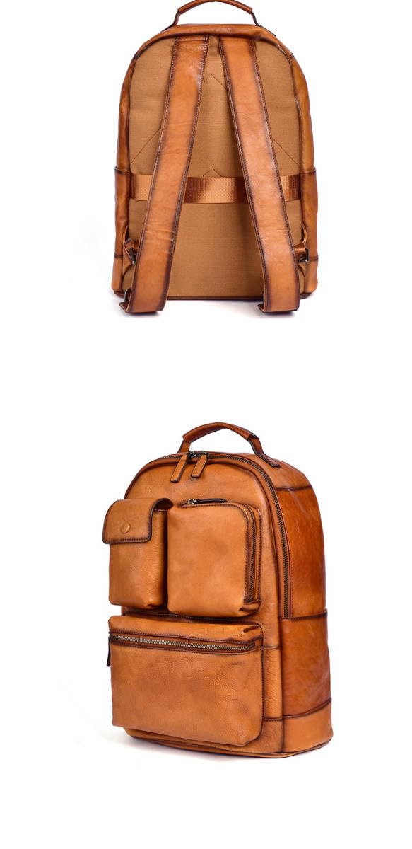 Amazon.co.jp: メンズパック 本革 リュックサック ビジネス 通勤 軽量