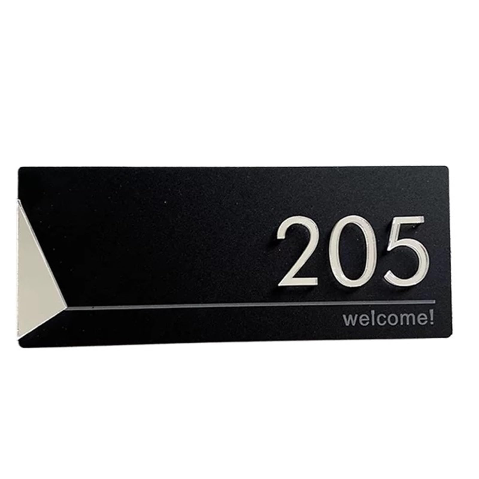 Placa De Puerta Acrílica, Letrero Tienda, Número Casa, Dirección Nombre Familia for Oficina, Apartamento, Hotel, 1 Ud(2,30cmx12cm)