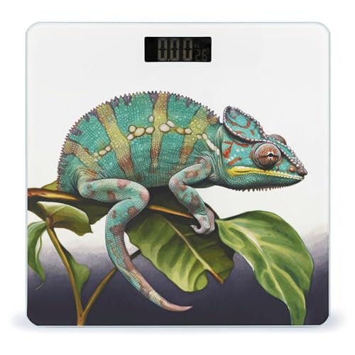 Báscula digital de baño Chameleon con vidrio templado