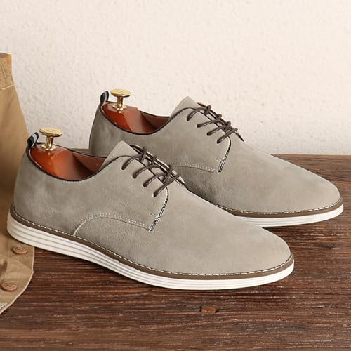 Men's Dress Shoes, Mens Oxford Shoes, PU Leather Stylish Lace-Up Wingtip Brogues, Business Casual Formal Derby Shoe4