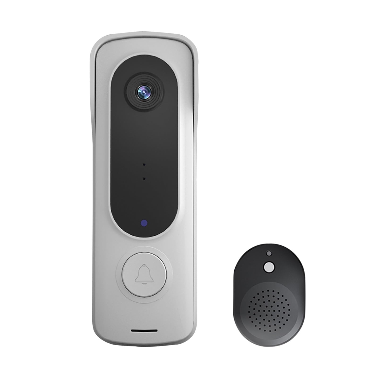 Sonnette d'interphone sans fil HD 1080P Wi-Fi avec objectif grand angle 120°
