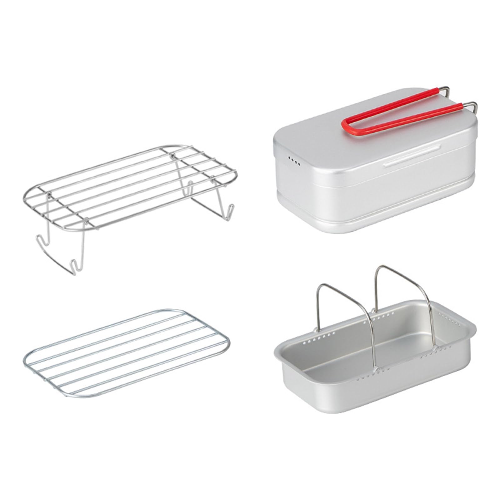 HDOYTXXM And Practical Meal Preps Container Sturdy High Temperatures Resistant Cooking Box for Steaming and Rice Travel Food Steamers