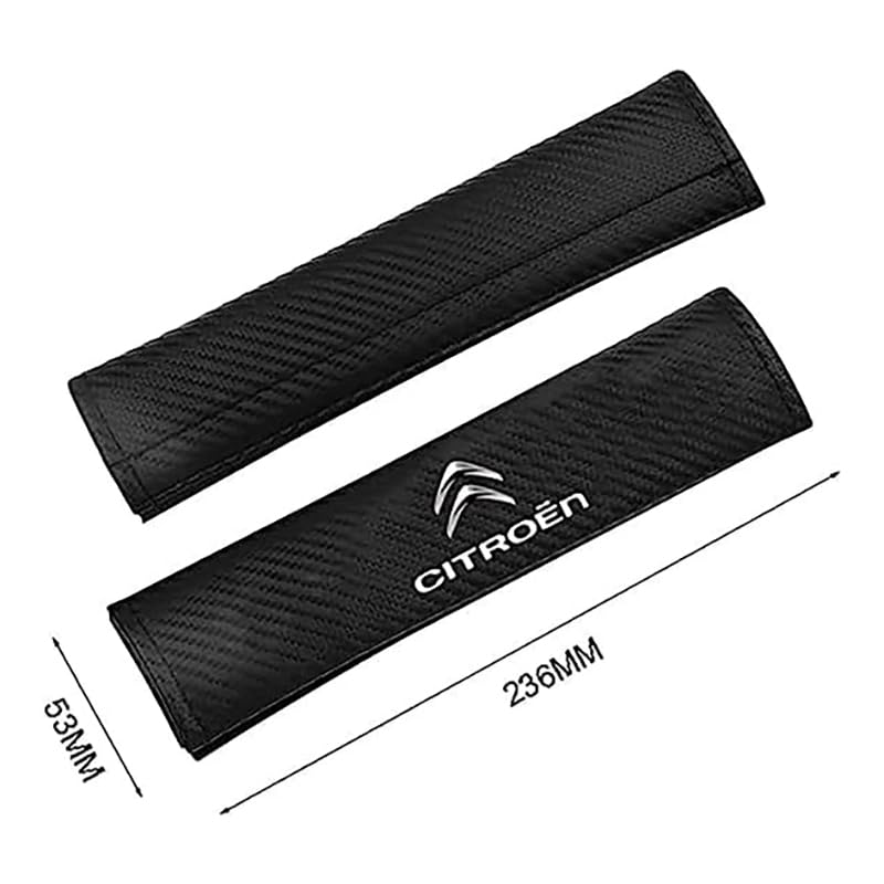 Coussinets De Ceinture De Sécurité Pour Citroën C5 Aircross (2017-2023) - 2 Pièces - Amovibles Et Confortables - 3