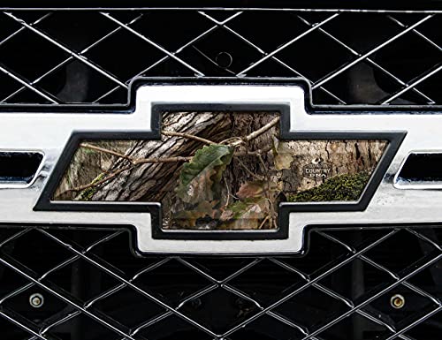 Image of Mossy Oak Graphics Camo Country DNA Pattern - 11 inch x 4.75 inch Vinyl Sheet - Auto Emblem Skin, Easy to Install Vinyl Wrap, Fits Any Auto Emblem on Trucks, Cars, or SUVs