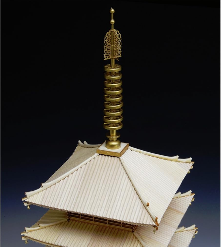 Woody Joe 1/75 Daigo-ji Five-Storied Pagoda Wooden Model Building Kit (Building)