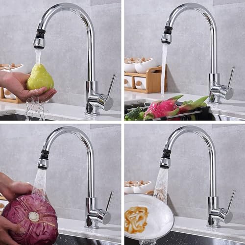 Image of 360 Swivel Faucet Aerator, Water Saving, 2 Modes (Faucet Head - D - 1)
