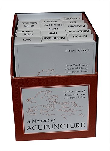 Manual of Acupuncture Point Flashcards Paperback – Box set, January 1, 2003