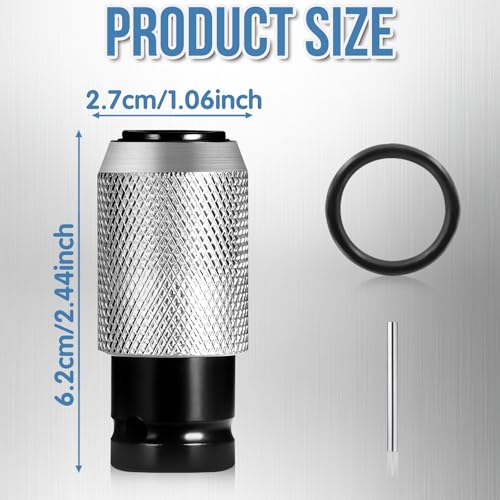 Bohrhammer-Adapter mit Schnellverschluss – Schlagbohrmaschinen-Adapter zur Umwandlung von Bohrmaschinen in Bohrhämmer, kompatibel mit verschiedenen Bohrmaschinen für Heimwerkerprojekte Bohren