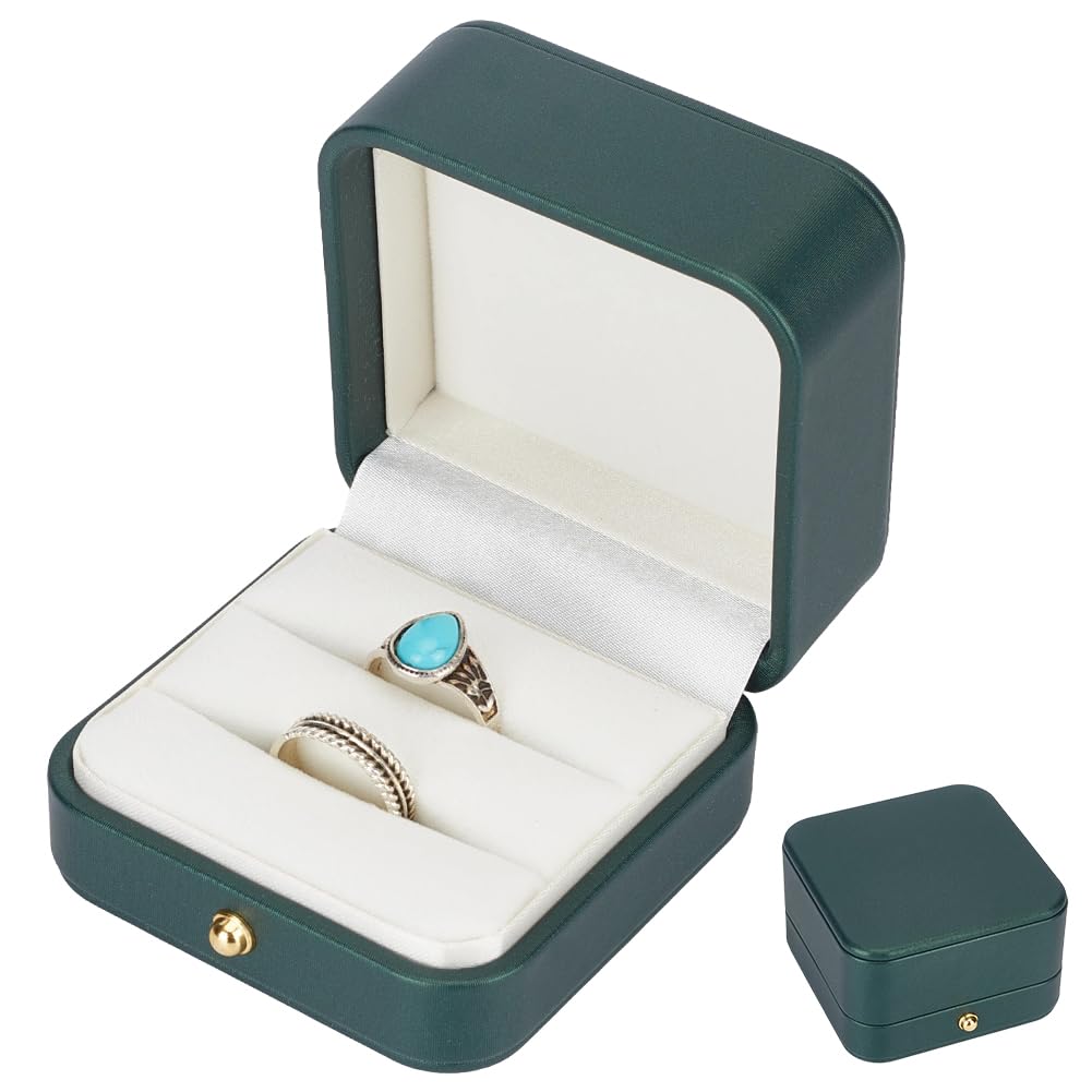 Boîte à bagues double pour protéger vos alliances de mariage