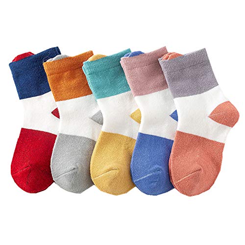 FTSUCQ boys/Girls Cartoon Novelty Cotton Ankle Crew Socks