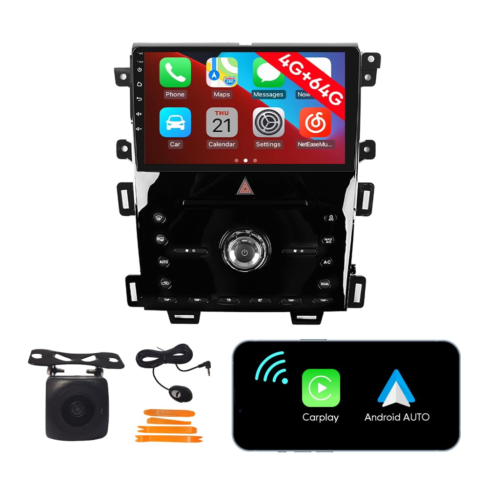 [4G 64G] Android Car Stereo FM Radio Carplay Android Auto 9