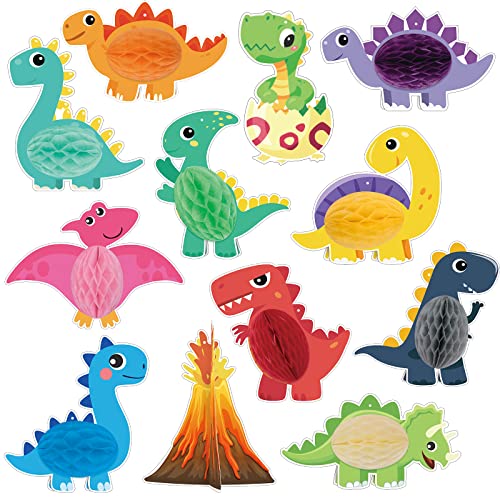 HONMOK Centros de mesa para fiestas (Dinosaurio)