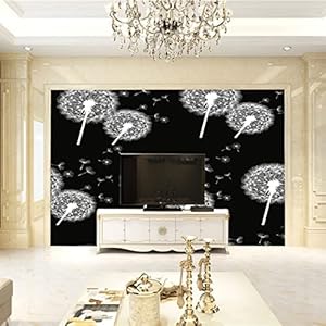 ZCFGG Vliesbehang wit kunst 400 x 280cm 3D-behang rol muurschildering voor thuis woonkamer eetkamer