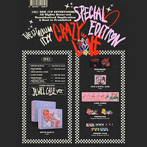 [Edición Especial] Crazy In Love, Primer Álbum de ITZY + Set Extra de Fotocards (Versión Estuche Jewel), Color Púrpura miniatura 3