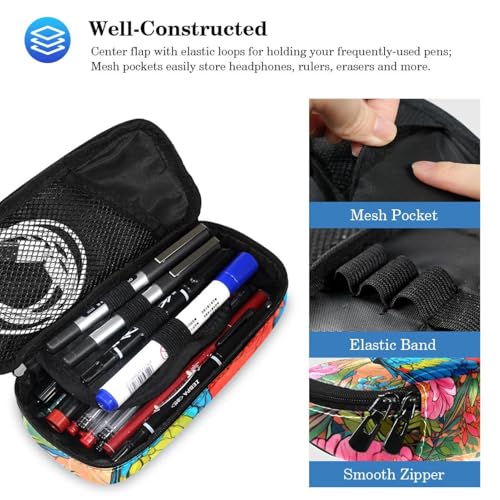Sac d'école pour garçons filles adolescents grand format imprimé perroquet - 5