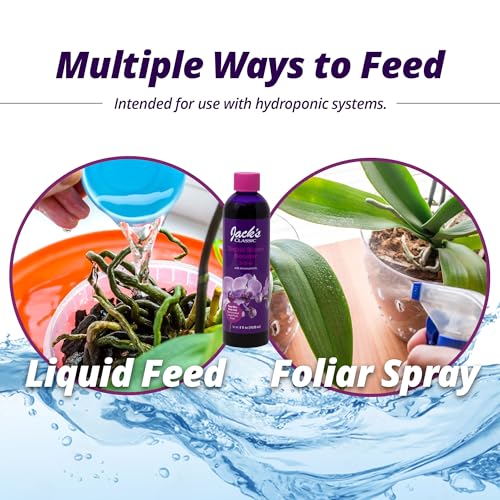 Image of Jack's Classic 3-9-6 Orchid Bloom Booster Liquid Plant Food with Micronutrients, 8 fl. oz.