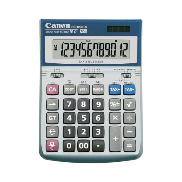Canon Office Products HS-1200TS Business Calculator, Black, 4 7/8 x 6 7/8