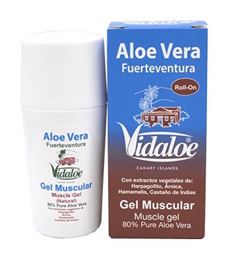 Vidaloe Muskel-Gel (80% reiner Aloe Vera-Saft) Roll-on 75 ml Cover