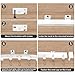 MWDSUP Ceiling Curtain Track, Flexible Bendable Curtain Track 9.8ft White Curved Curtain Track Ceiling Wall Mounted Curtain Slide Track System Set for RV, Bay Window, Room Partition (White, 3m/9.8ft)