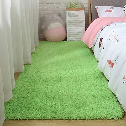 SESO UK-CAR Soft Touch Shaggy Thick 4.5cm Long Pile Rug, Available In 5 Sizes, Anti-slip Living Room Bedroom Floor Mat(Size:120x160cm) Cover