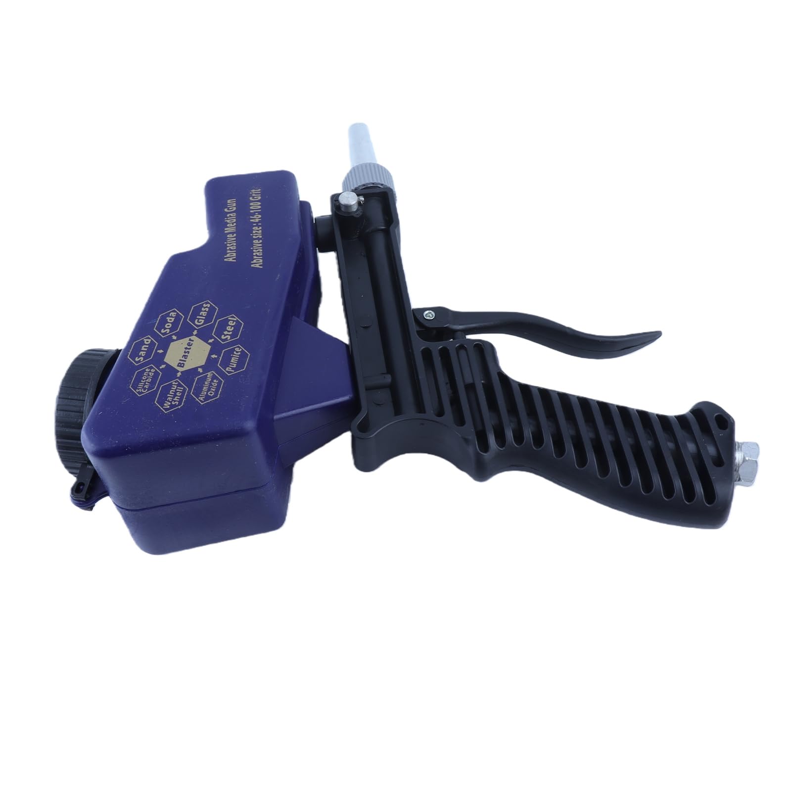 Sableuse à Alimentation par gravité, 70-150 PSI 6000 Tr/min Kit de Pistolet de Sablage à Main, Pistolet de Sablage à Air comprimé pour Nettoyer la Rouille, la saleté, le Décapant d