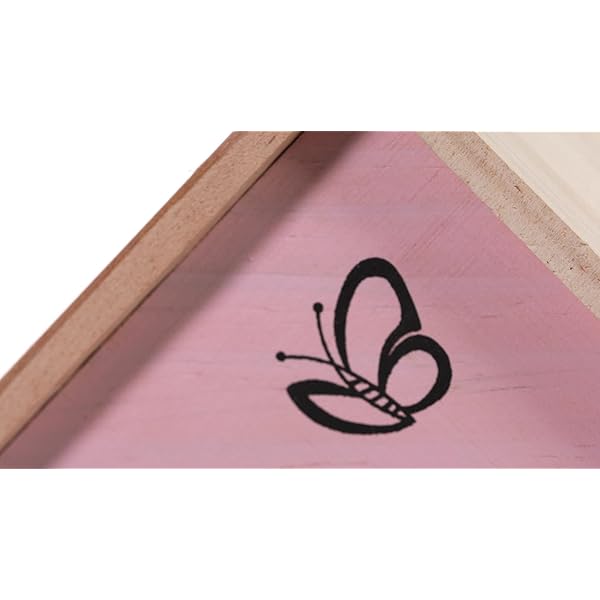 Relaxdays Insektenhotel, Nisthilfe Wildbienen & Käfer, Garten, Balkon, Bienenhotel zum Aufhängen, HBT 40x28x9 cm, Natur – Bild 8