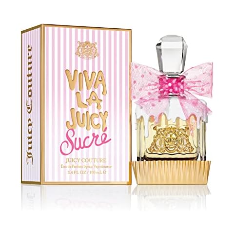 Juicy Couture Viva La Juicy Sucré Eau De Parfum, Women's Perfume with Notes of Peach, Orange Flower & Whipped Cream - Fruity & Sweet Perfume for Women, EDP Spray, 3.4 fl. oz Cover
