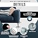 Heavy-Duty Furniture Moving Set with Lifter Tool - 6000lbs Capacity, 360° Rotating Wheels for Sofas, Refrigerators, and More