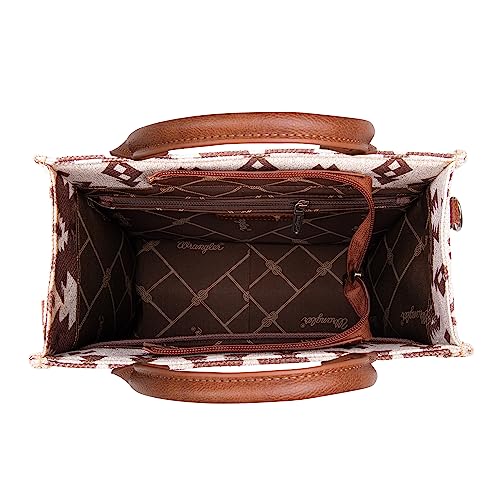 Image of Wrangler Purse Western Aztec Tote Bag Women Top Handle Handbags with Detachable Strap | Western