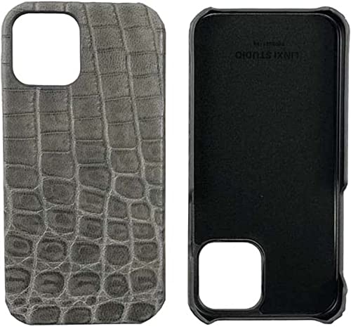 Coque iPhone 14 Plus anti-choc et respirante en cuir crocodile