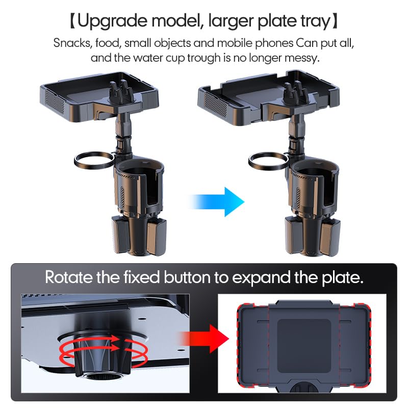 Espansore per portabicchieri da auto, organizer per bottiglie, con base