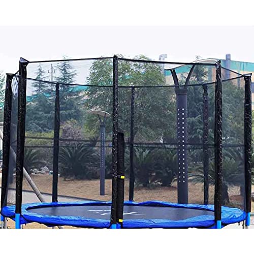 Siatka bezpieczeństwa do trampoliny zewnętrznej dla dzieci – okrągła siatka zastępcza do skakania i treningu, maksymalna ochrona i zabawa dla bezpiecznej zabawy