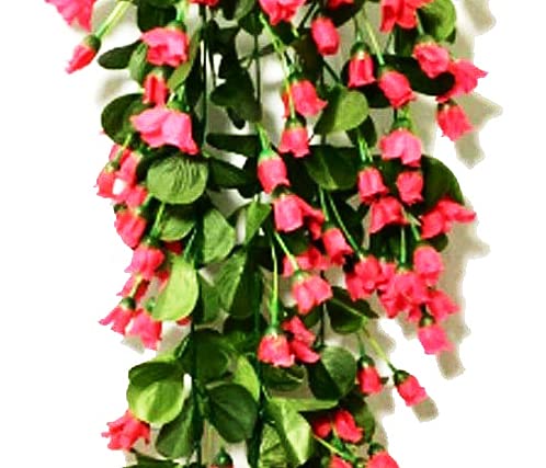 VRCT Plastic Make In India Hanging Artificial Orchid Flowers Bunch For Home Decoration Wedding Decoration 1