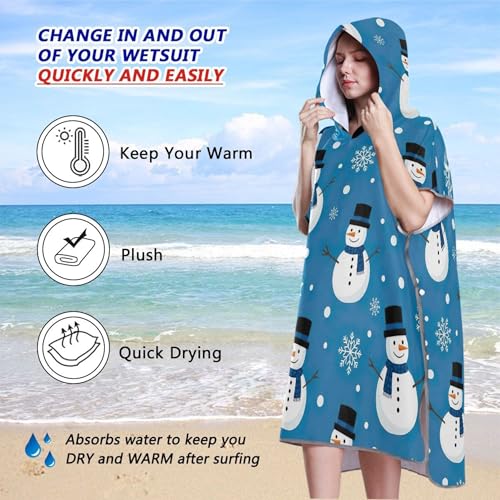 Poncho de surf à séchage rapide pour se changer au chaud - 5