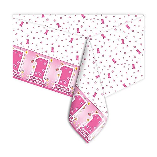 Big Party- Tovaglia PVC Primo Compleanno Bimba
