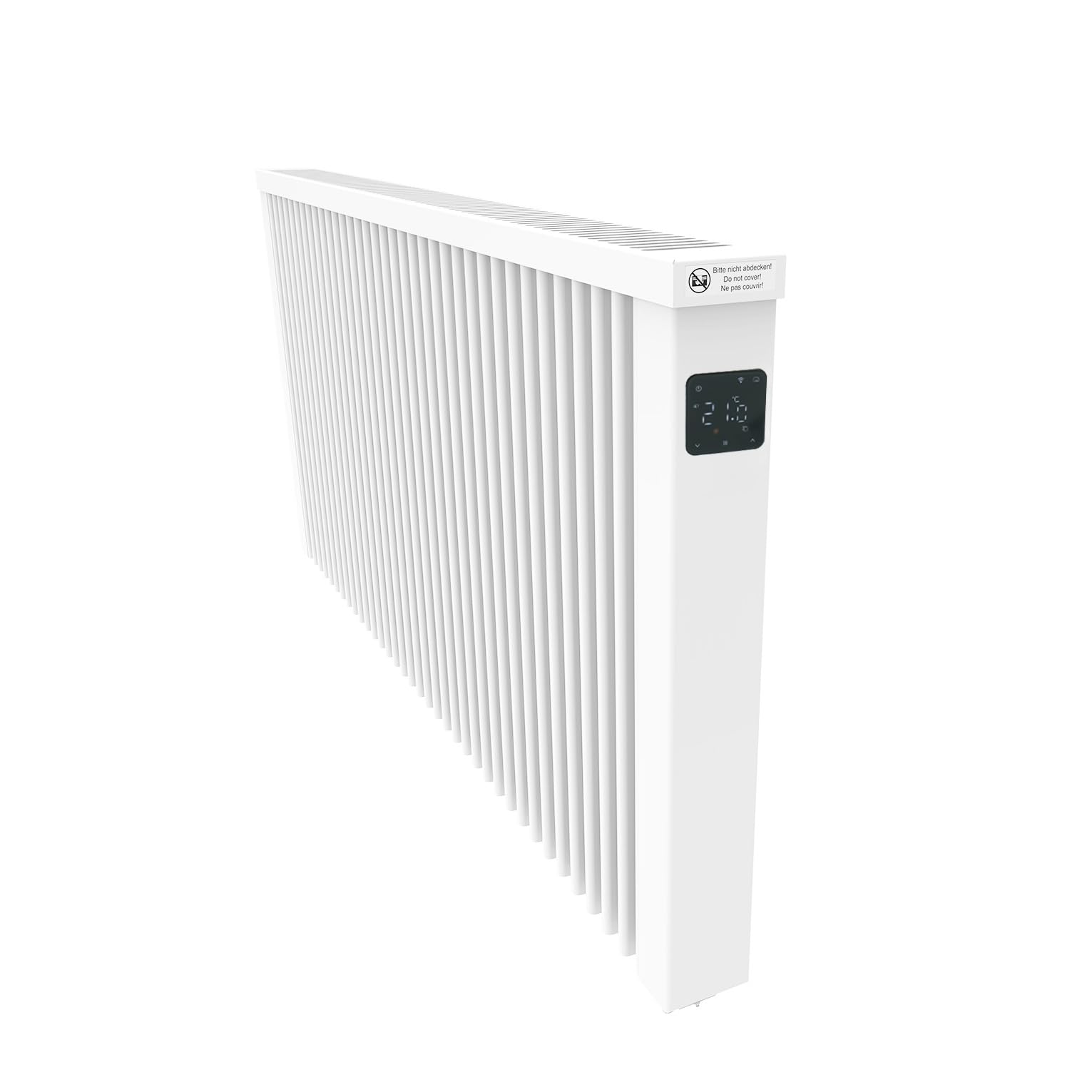 Calefacción eléctrica AeroFlow MAXI 2450 con núcleo de arcilla refractaria,aplicación disponible con regulador con pantalla FlexiSmart (Android,iOS),calefacción auxiliar eléctrica,15 años de garantía