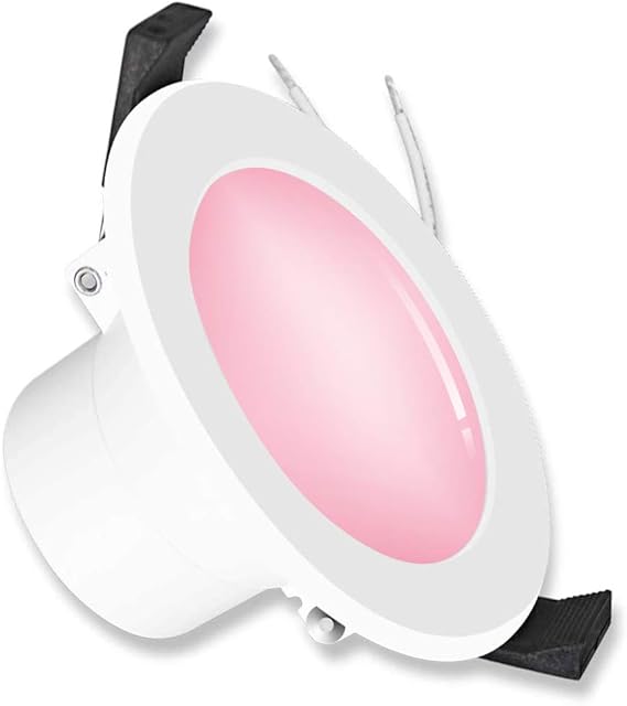 zemismart Smart Downlight,2700K-6500K RGBCW LED Recessed Light,WiFi Ceiling Light Voice Control,Timing,Music Sync light Home Automation Echo/Google Multi Color Party Light 2.5/3.5/4/6inch