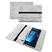 Produktbild UC-Express Sleeve Tasche für Wortmann Terra Pad 1005 1004 1062 1061 Hülle Filz Case Cover Tablet Schutzhülle, Farben:Helles Grau