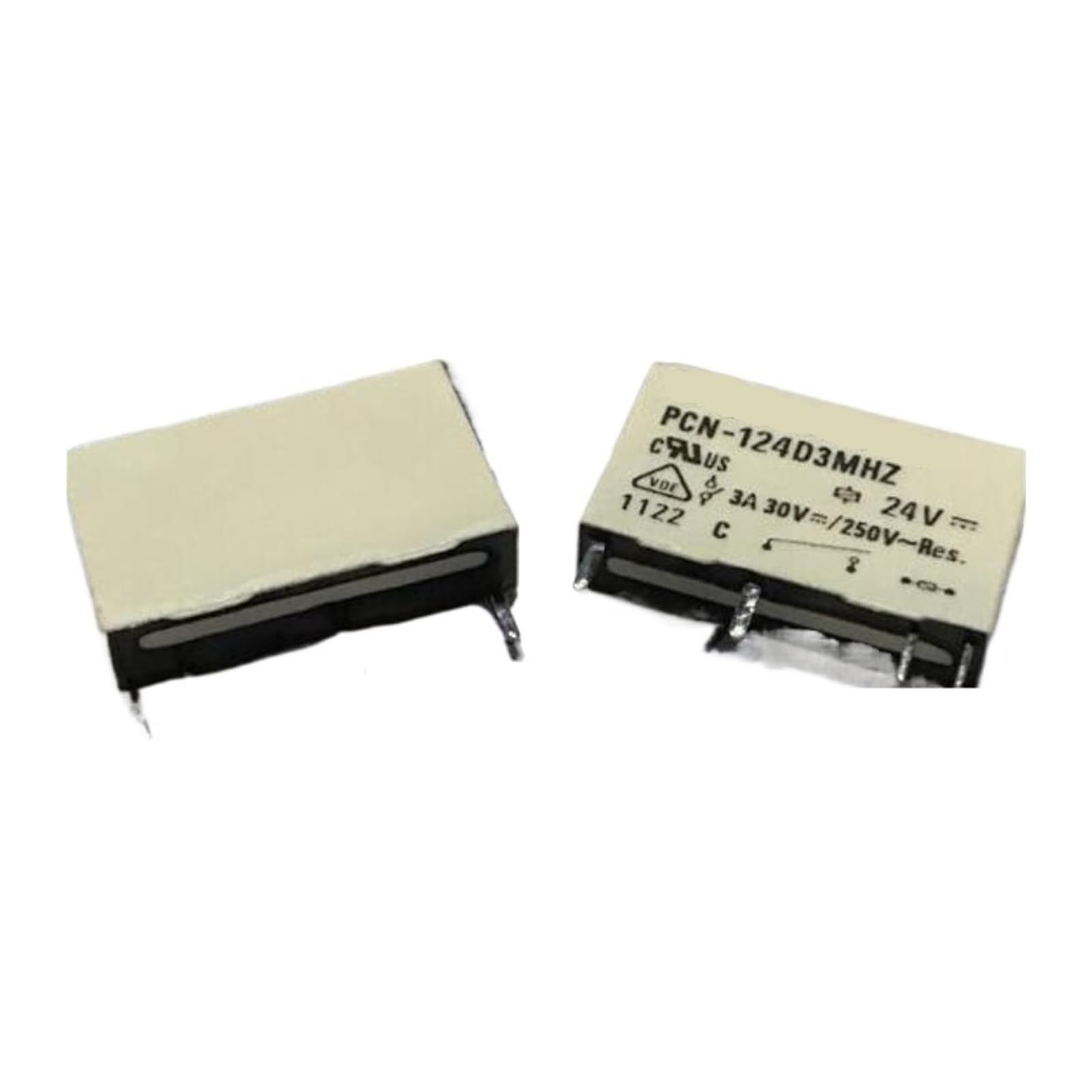 Relais miniature PCN-124D3MHZ 24V DIP4 pour circuit imprimé electronique lot de 10
