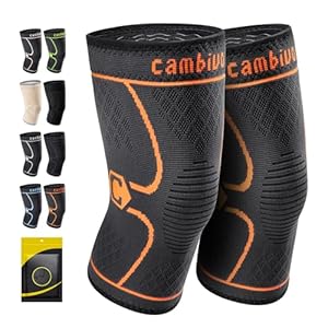CAMBIVO 2 x Kniebandage Damen Männer