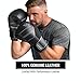 Hayabusa S4 Leather Boxing Gloves for Women & Men - Black, 14 oz