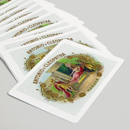Lantern Press Antonio y Cleopatra naipes póker 52 cartas miniatura 5
