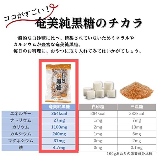 奄美自然食本舗 奄美瀬戸内純黒糖 300g