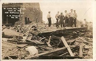 St. Louis Mo., Tornado St. Louis, Missouri MO Original Antique Postcard
