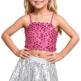 Sans manches avec col en V, paillettes brillantes, design uni