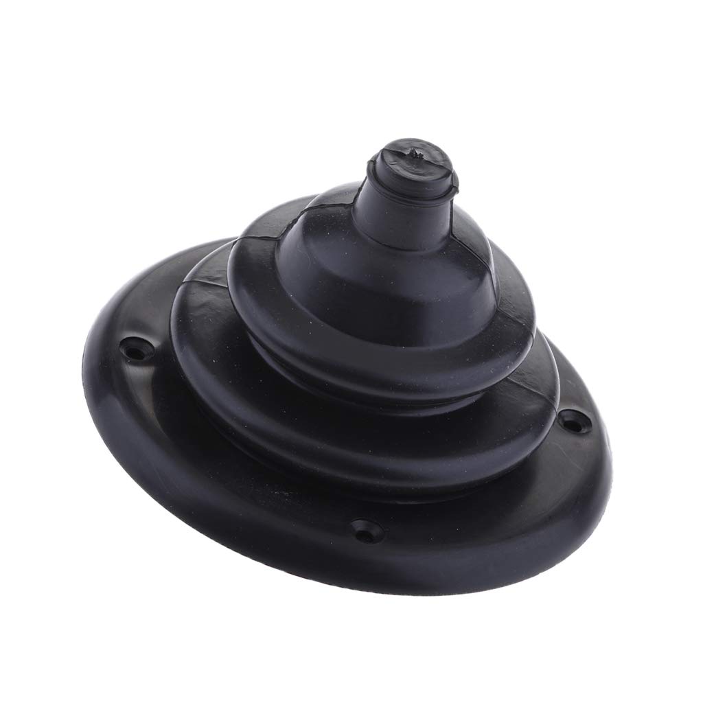 Gazechimp 4 Pouces 100mm Marine Rigging Direction Shift Câble De Botte Trou Shifter Couverture Soufflets De Protection pour Bateau Yacht Ship - Noir