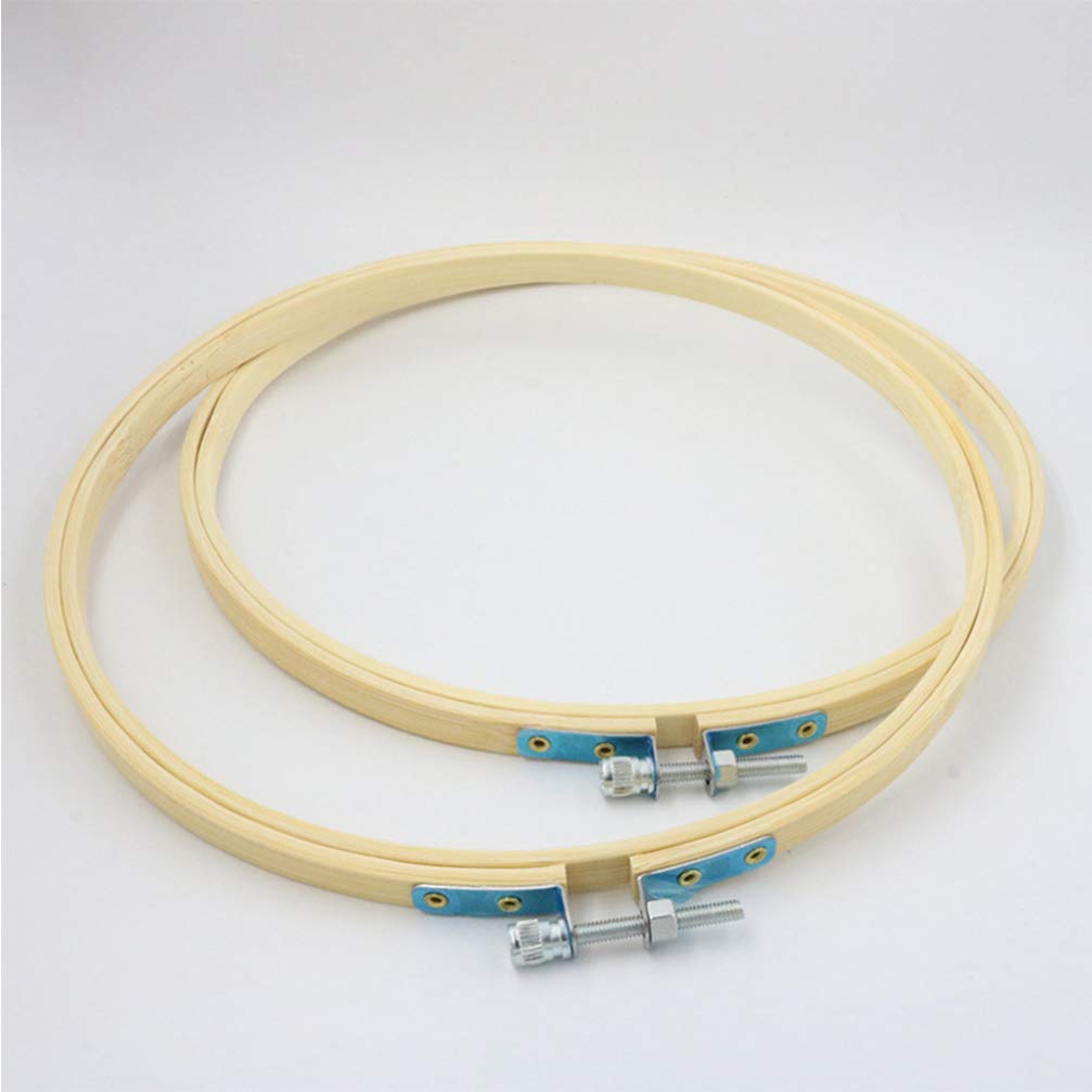 Exceart 12 Piezas Pequeño Aro De Bordado Manualidades Con Aro De Bordar Marco Circular Práctico Aro De Costura Mini Bastidor De Bordado Aro Cruzado Bambú Soporte De Exhibición De Madera